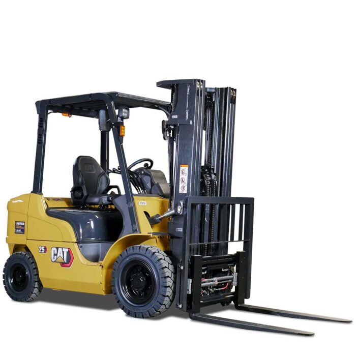 Heavy-duty shovel clearing debris