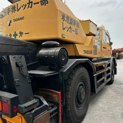 Used industrial equipment lined up for sale