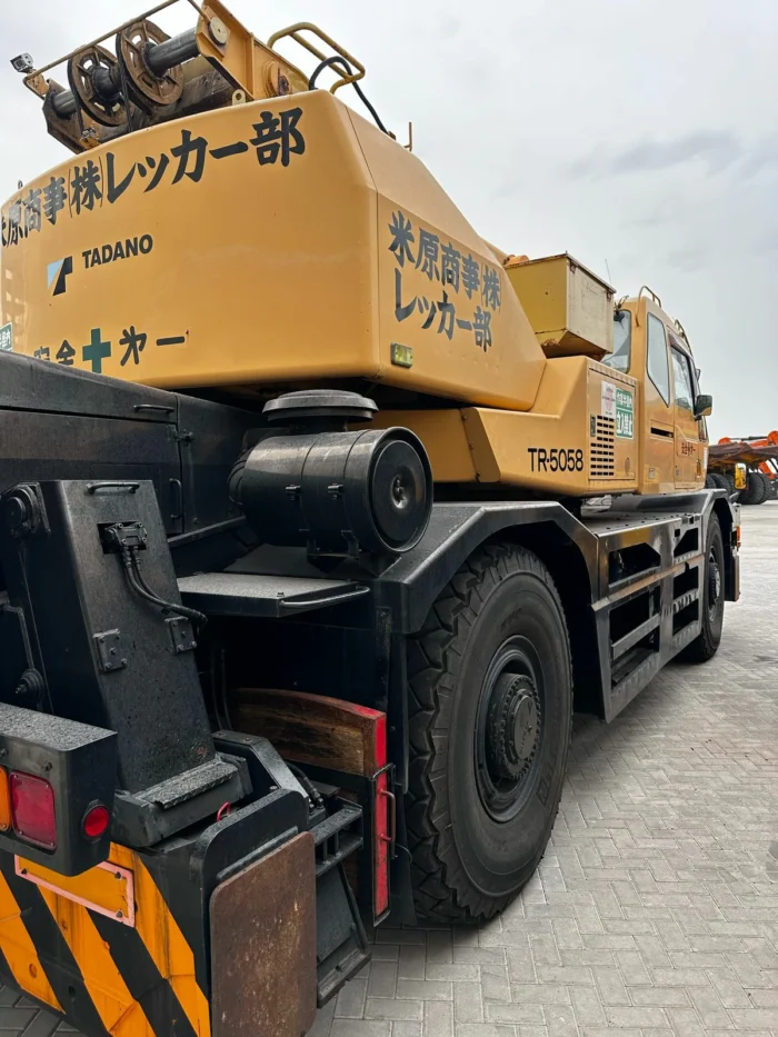Used industrial equipment lined up for sale